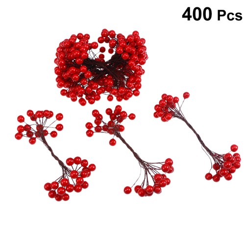 400pcs holly berries - 400pcs,
