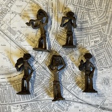 Vintage Ashanti God Weights Figural Tribal 5pcs Bronze?