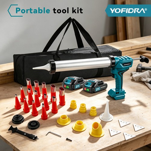 Battery cordless mastic - 2,