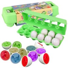 Kids 12 PCS Matching Eggs Set