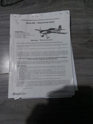 Precision aerobatics extra - precision,