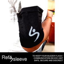 RefSleeve - Referee Elasticated Armband for Buzzer Flags / Comms Device Unit