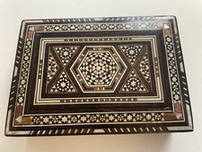 Middle Eastern Wooden Box with