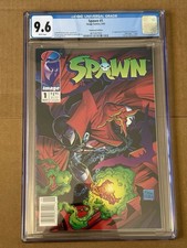 SPAWN #1 CGC 9.6 NEWSSTAND
