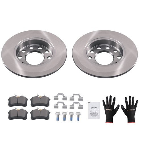 Rear brake discs pads kit - discs,