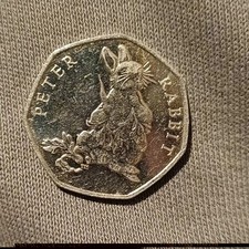 VERY RARE peter rabbit 50p