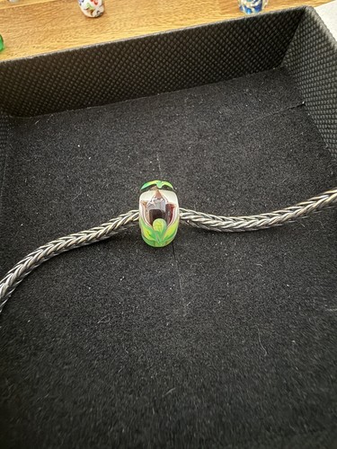 Trollbeads unique black - trollbeads, tulip