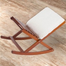 Rocking Wooden Foot Stool