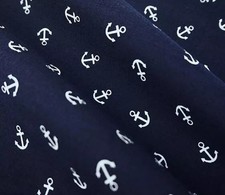 Nautical Anchor Polycotton