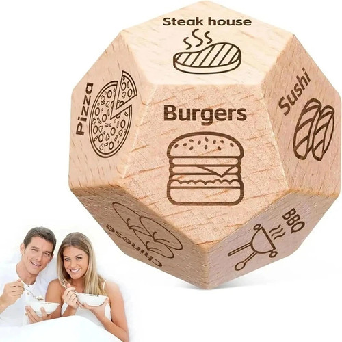 Couples gift dice food - gift,