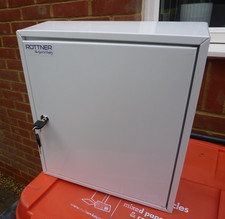 Small Medicine Steel Cabinet, First Aid Box, Wall Mounted, Cupboard with 2 Keys