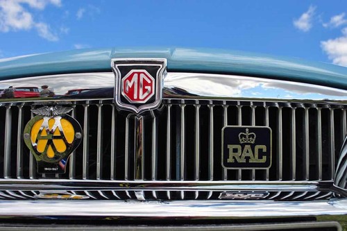 Classic sports car front - car,