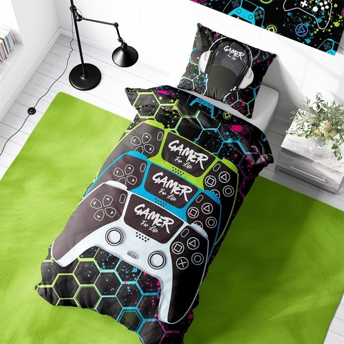 Gamer single duvet cover - gamer,