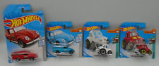 HOT WHEELS VOLKSWAGEN X4 49 BEETLE PICKUP X2 & BAJA BUG X2 NEW ON CARD
