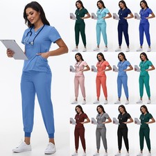 Women Medical Scrub Dentist