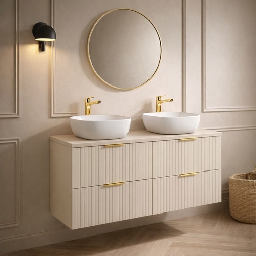 Double vanity unit basin - basin, sink