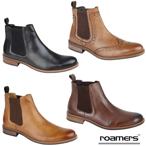 Roamers mens leather chelsea - mens,