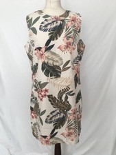 Peacocks Linen Blend Midi