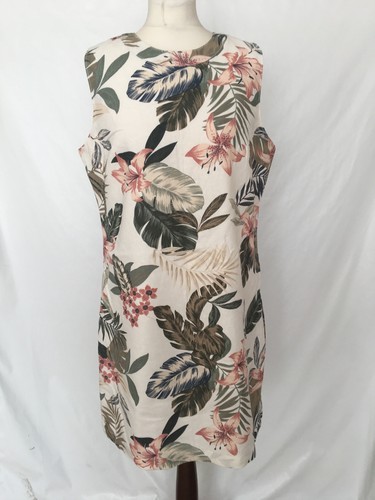 Peacocks linen blend midi - peacocks,
