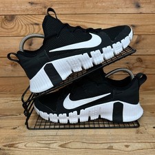 Nike Trainers Womens Size UK 6 Free Metcon 3 Black White Crossfit Hyrox Shoes
