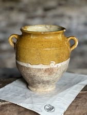 Antique French Demi Glaze Confit Pot Jar Small