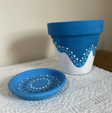 Plant Pot with Saucer - Hand