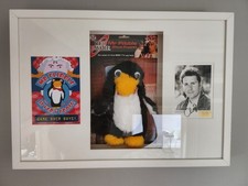 Red Dwarf, Mr Flibble Glove Puppet (licensed original) . Professionally framed.