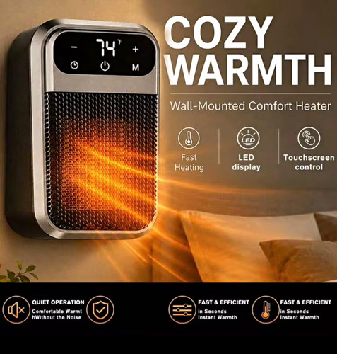 Wall mounted comfort - wall-mounted, heater