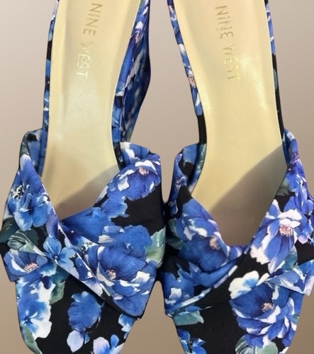 New nine west blue floral - blue,