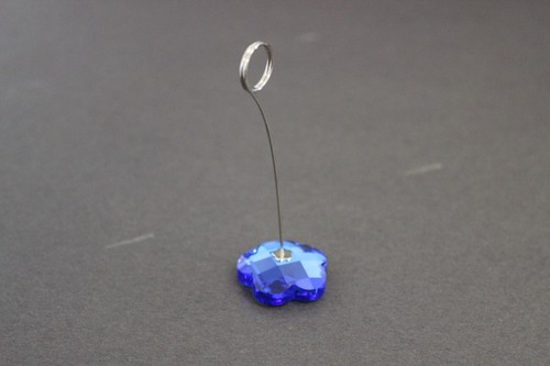 Swarovski sapphire blue flower - sapphire,