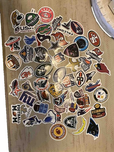 Pcs stickers nfl teams logo - pcs,