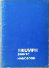 Triumph 2500 TC Owners Manual