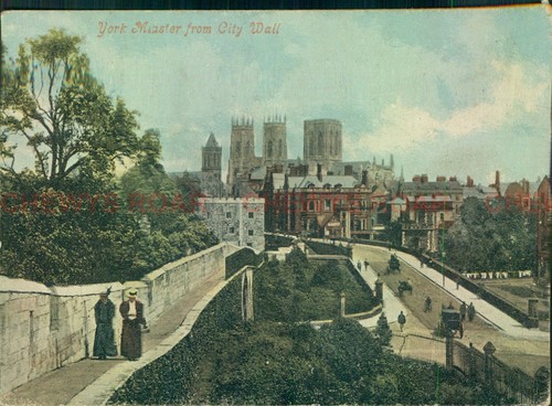 York minster from - from, wall
