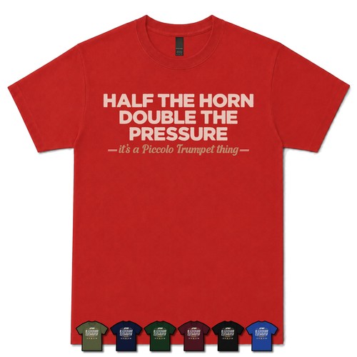 Half the horn double - half,