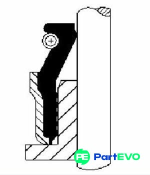Corteco valve stem seal - stem,