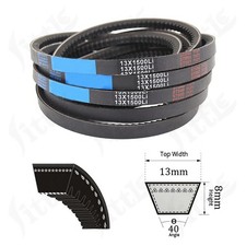 Toothed Roller Drive Belt 13X V Belt (Section Branded 13mm X 8mm) 380Li - 2650Li
