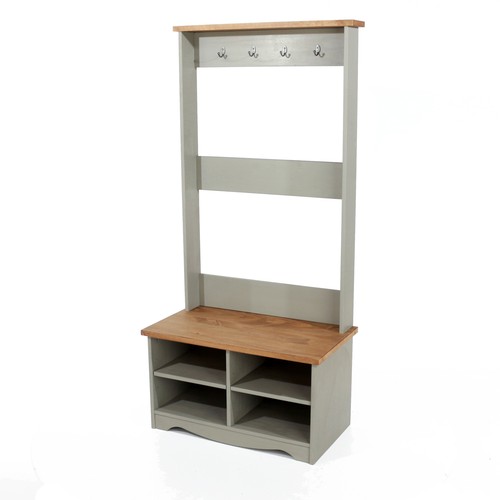 Shoe bench and - and, rack