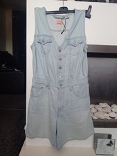 Womens Denim Shorts Dungarees