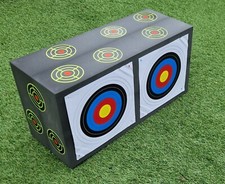 Archery 3D Block Target  Self Recovery Foam. 500mm X 250mm X 200mm Thick. 