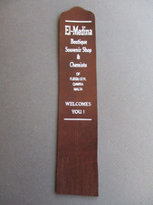 Faux leather bookmark malta - faux,