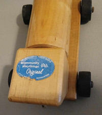 Solid Maple Wooden Truck Toy