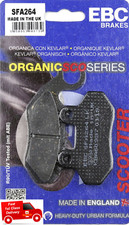 Fits SYM Symply 125 2007 to 2015 EBC Organic FRONT Disc Brake Pads SFA264
