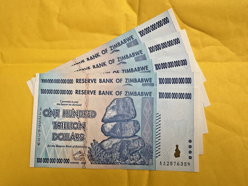 Zimbabwe 100 trillion - 100,