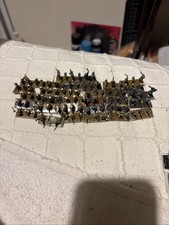 10mm Painted Metal Wargaming Figures 2 Tribes White And Blue Afghan Warriors