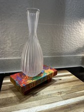 Large Ribbed Vase 16" Tall By Pier 1  