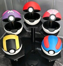 Pokeball that opens Free Stand & Keyring Gift Cosplay Prop 3d Printed