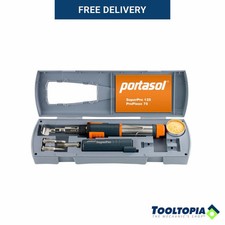 Portasol Butane Super Pro Soldering Iron Kit Run Time 2hrs 25-125W APSK APSK