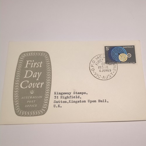 First day cover australia 1969 - australia,