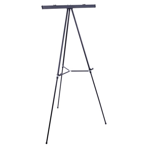 Black aluminum flipchart - aluminum,