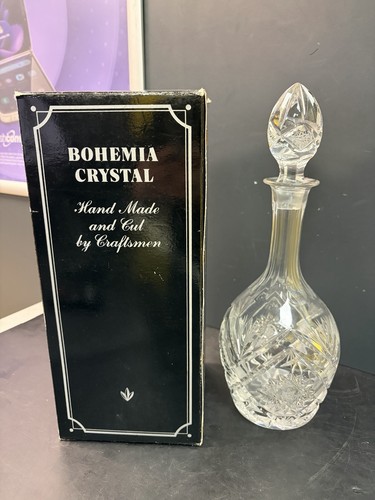 Bohemia crystal decanter - bohemia,